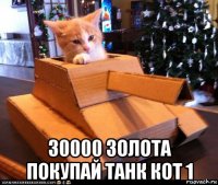  30000 золота покупай танк кот 1