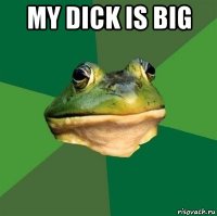 my dick is big 