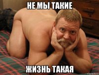 не мы такие жизнь такая