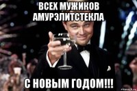 всех мужиков амурэлитстекла с новым годом!!!