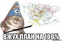  вжух план на 100%