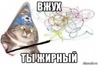 вжух ты жирный