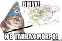 вжух! и в тапках мокро!