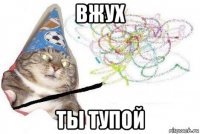 вжух ты тупой