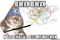 вжух вжух и ты знаешь все мемасики