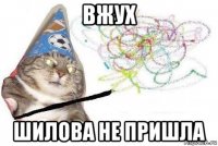 вжух шилова не пришла