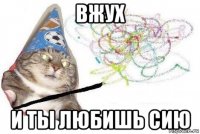 вжух и ты любишь сию