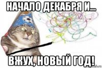 начало декабря и... вжух, новый год!