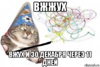 вжжух вжух и 30 декабря через 11 дней