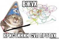 вжух кристинин суп протух