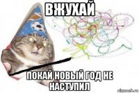 вжухай покай новый год не наступил