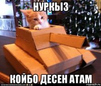 нуркыз койбо десен атам