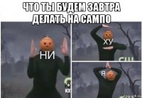 что ты будем завтра делать на сампо 