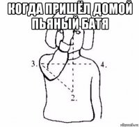 когда пришёл домой пьяный батя 