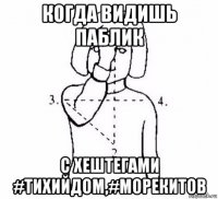 когда видишь паблик с хештегами #тихийдом,#морекитов