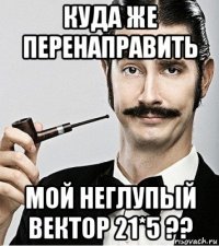 куда же перенаправить мой неглупый вектор 21*5 ??