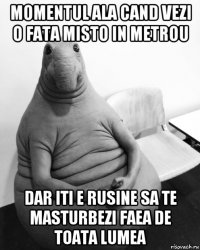 momentul ala cand vezi o fata misto in metrou dar iti e rusine sa te masturbezi faеa de toata lumea