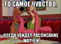 то самое чувство, когда увидел расписание матчей