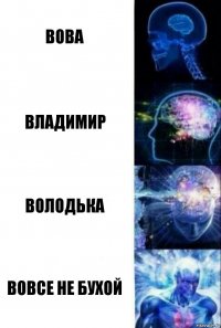 Вова Владимир Володька Вовсе не бухой