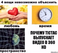 Почему TicTac выпускает видео в 360 HD