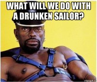 what will we do with a drunken sailor? 