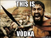 this is vodka