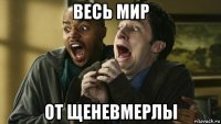 весь мир от щеневмерлы