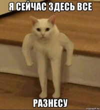 я сейчас здесь все разнесу