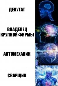 ДЕПУТАТ ВЛАДЕЛЕЦ КРУПНОЙ ФИРМЫ АВТОМЕХАНИК СВАРЩИК