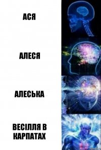 Ася Алеся Алеська Весілля в Карпатах