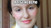 я тебе не верю 