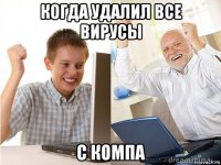 когда удалил все вирусы с компа