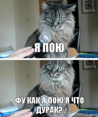 я пою фу как я пою я что дурак?