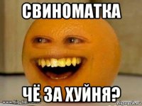 свиноматка чё за хуйня?