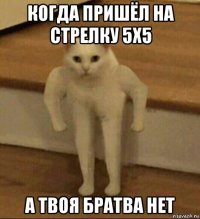 когда пришёл на стрелку 5х5 а твоя братва нет