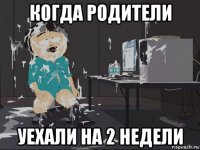 когда родители уехали на 2 недели