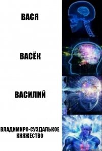 Вася Васёк Василий Владимиро-Суздалькое княжество