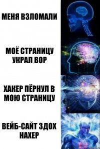 меня взломали моё страницу украл вор хакер пёрнул в мою страницу Вейб-сайт здох нахер