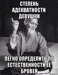 степень адекватности девушки легко определить по естественности ее бровей