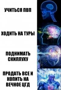 Учиться пвп Ходить на туры Поднимать скиллуху Продать все и копить на вечное цгд