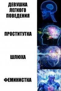 девушка легкого поведения проститутка шлюха феминистка