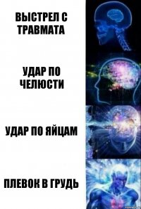 выстрел с травмата удар по челюсти удар по яйцам плевок в грудь