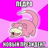 педро новый президент