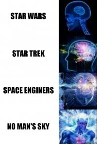 Star wars Star trek Space enginers No man's sky