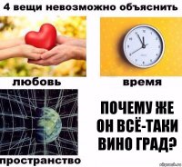 Почему же он всё-таки Вино Град?