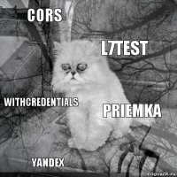 CORS priemka l7test yandex withCredentials     