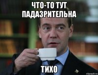 что-то тут падазрительна тихо