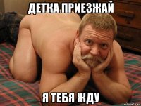 детка приезжай я тебя жду