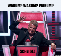 warum? warum? warum? Scheiße!