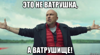 это не ватрушка, а ватрушище!